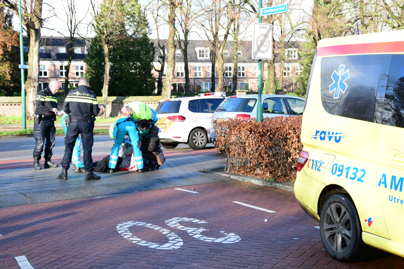 Fietsster gewond na aanrijding