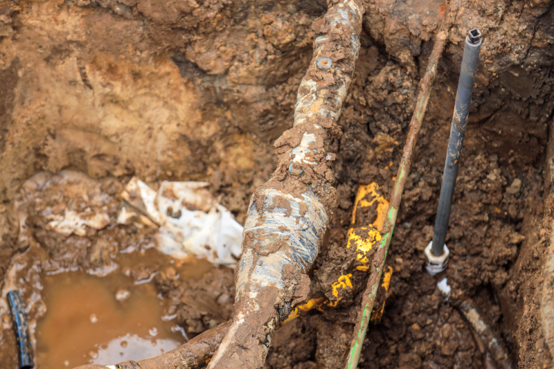 Gesprongen waterleiding (Amersfoort)