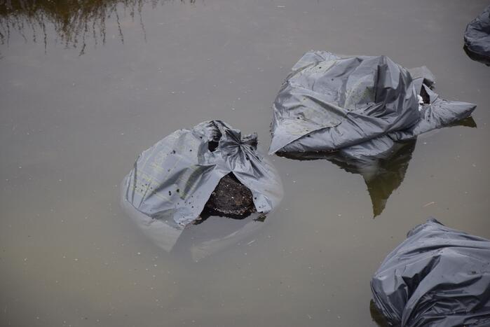 Drugsafval gedumpt in sloot