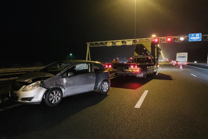 12 voertuigen op elkaar bij kettingbotsing