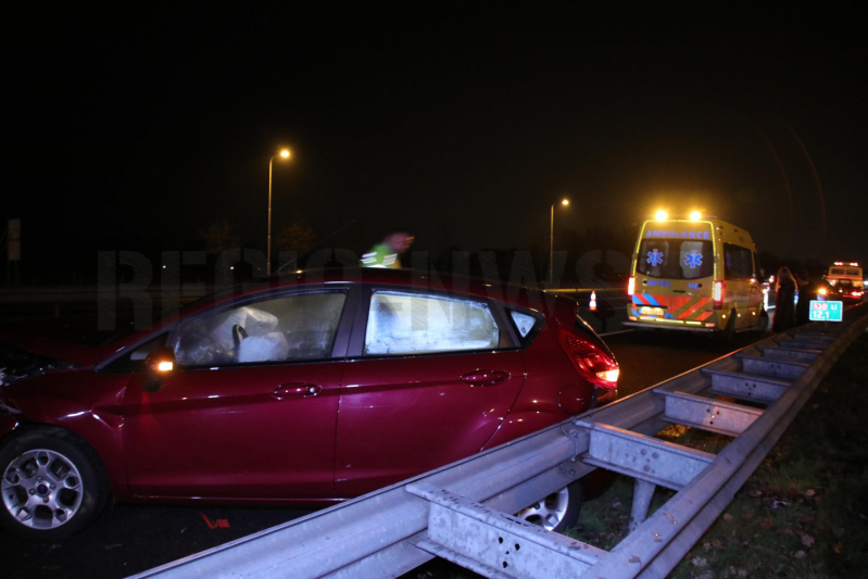 Flinke schade bij aanrijding op de snelweg (Ede)