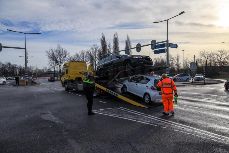 Flinke schade bij ongeval op kruising (Amersfoort)