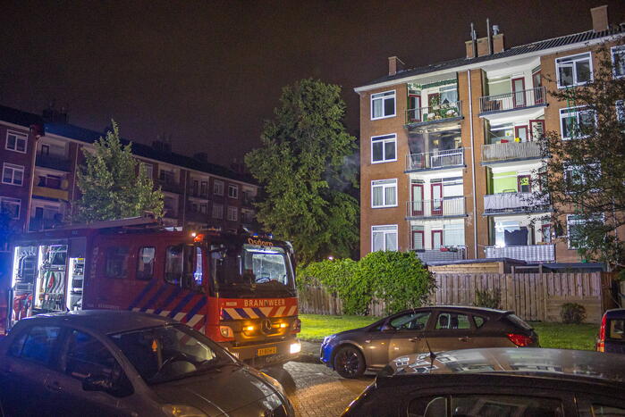 Forse schade na grote brand in flatgebouw