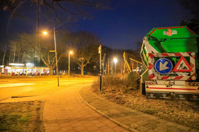 Wederom beveiliging van machines bomenkap Westelijke Ontsluiting (Amersfoort)