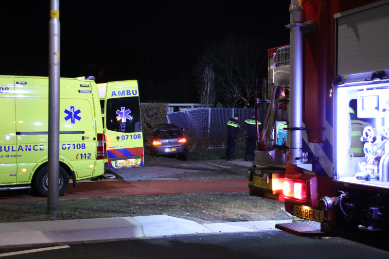 Twee gewonden bij eenzijdig ongeval