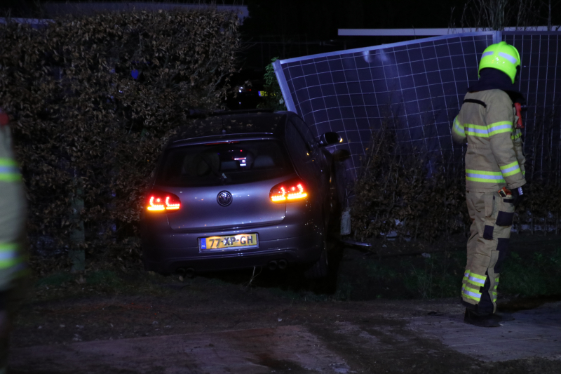 Twee gewonden bij eenzijdig ongeval