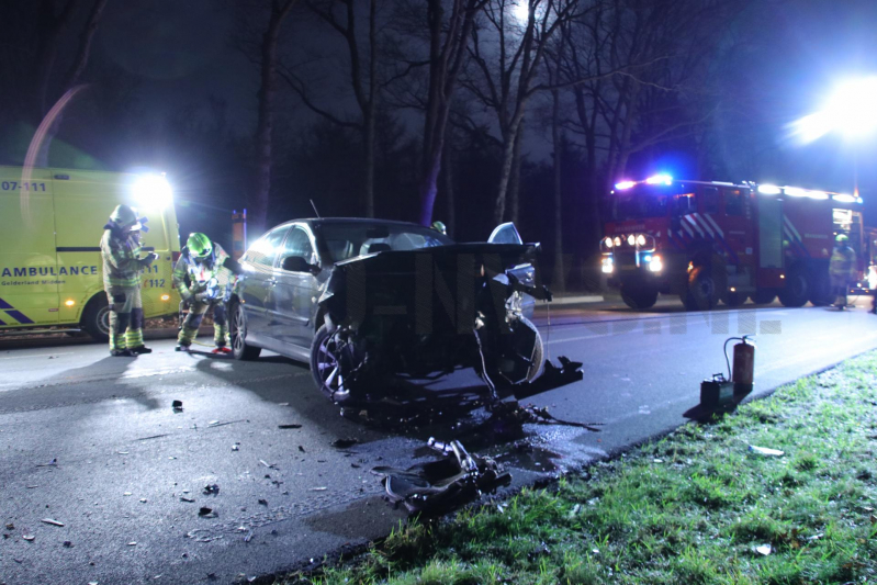 Flinke schade bij aanrijding (Kootwijkerbroek)