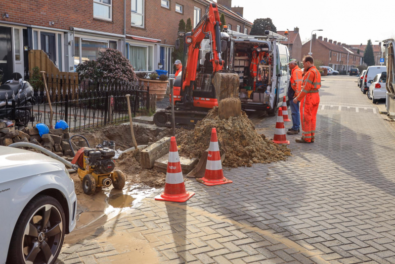 Huishoudens zonder water na waterleidingbreuk (Amersfoort)