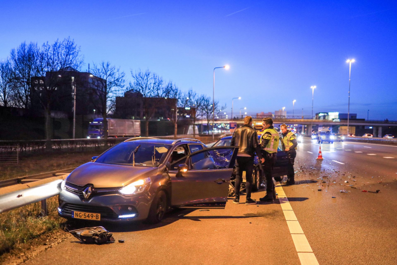 Veel schade bij kop-staart aanrijding (Amersfoort)