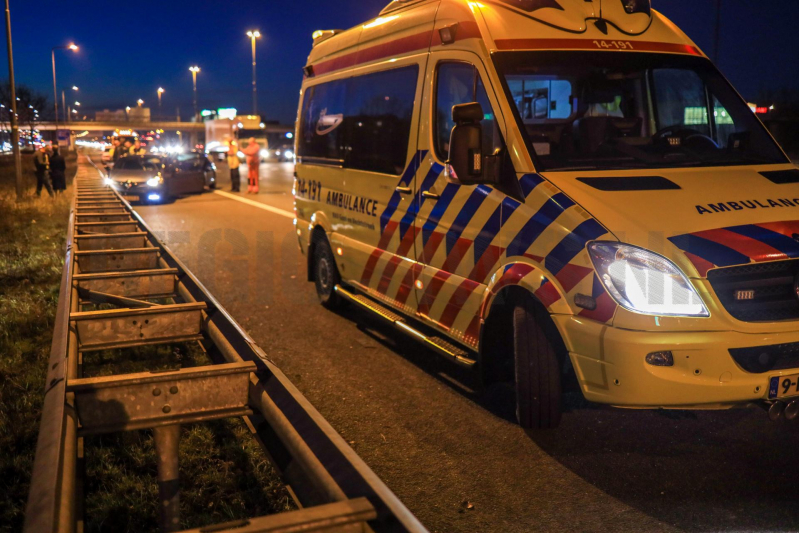 Veel schade bij kop-staart aanrijding (Amersfoort)