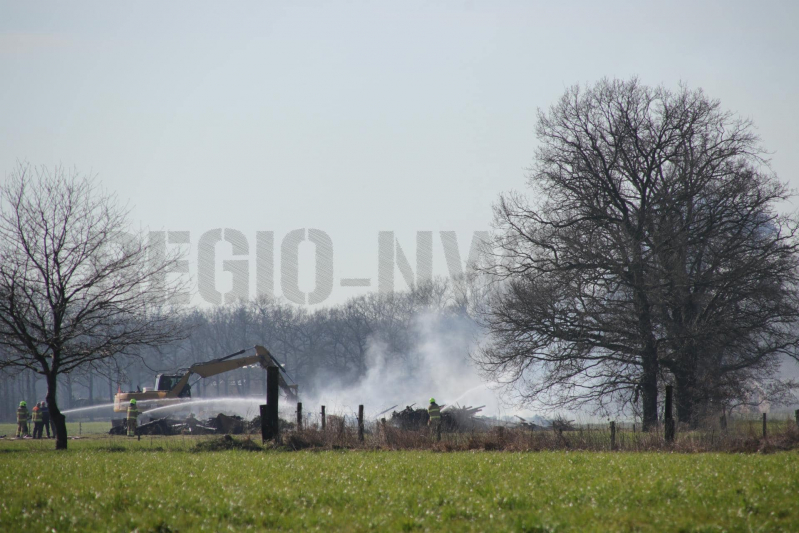 Veel rook bij brand in berg afval (Scherpenzeel)