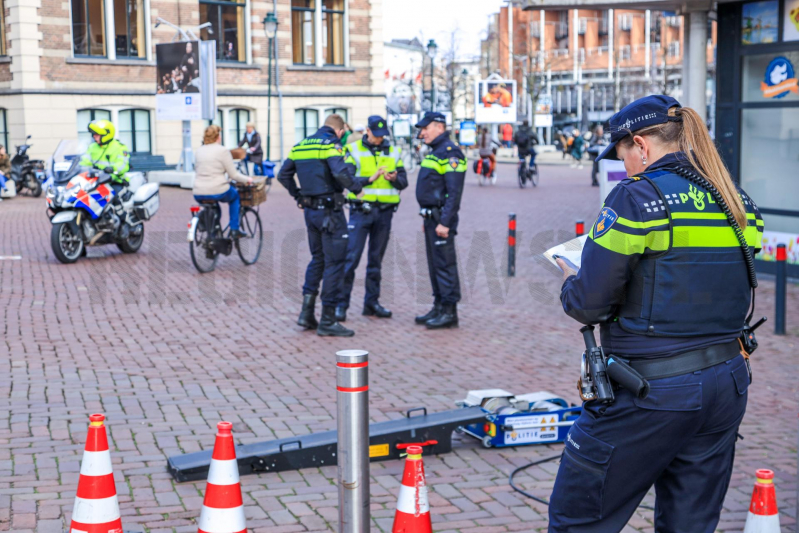 Grote brommer- en scootercontrole (Hilversum)