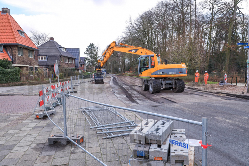 Bisschopsweg op de schop door werkzaamheden (Amersfoort)