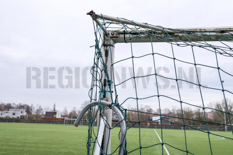 Doelen vernield voetbalclub VVZA (Amersfoort)