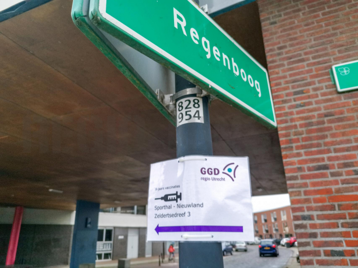 Vaccinatielokatie verplaatst door lekkage (Amersfoort)