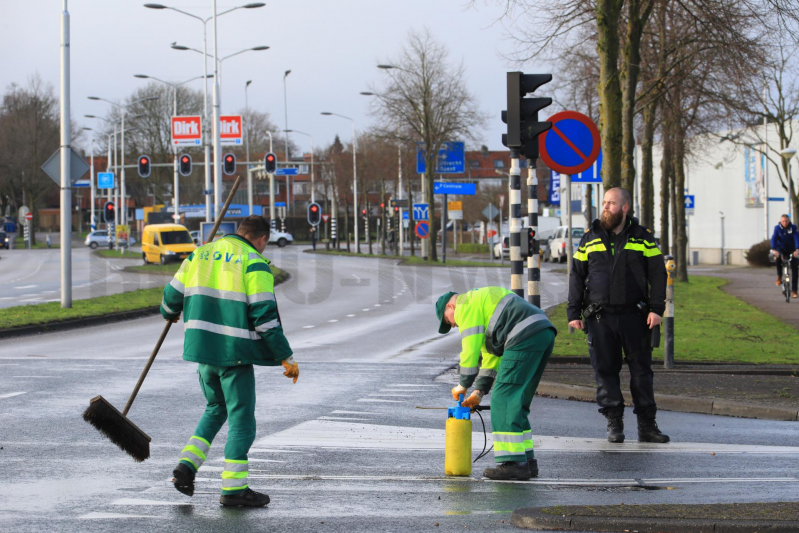 Motorrijder gewond na aanrijding met bestelbusje (Amersfoort)
