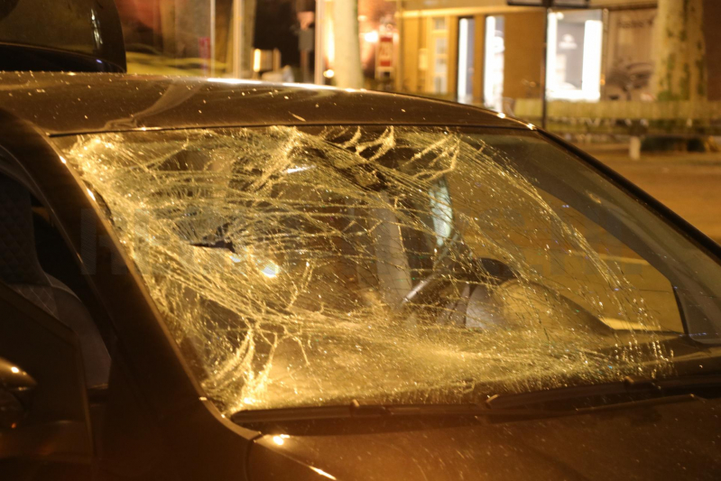 Maaltijdbezorger gewond bij aanrijding