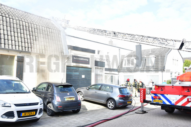 Veel rookontwikkeling bij brand Bodyconditioning