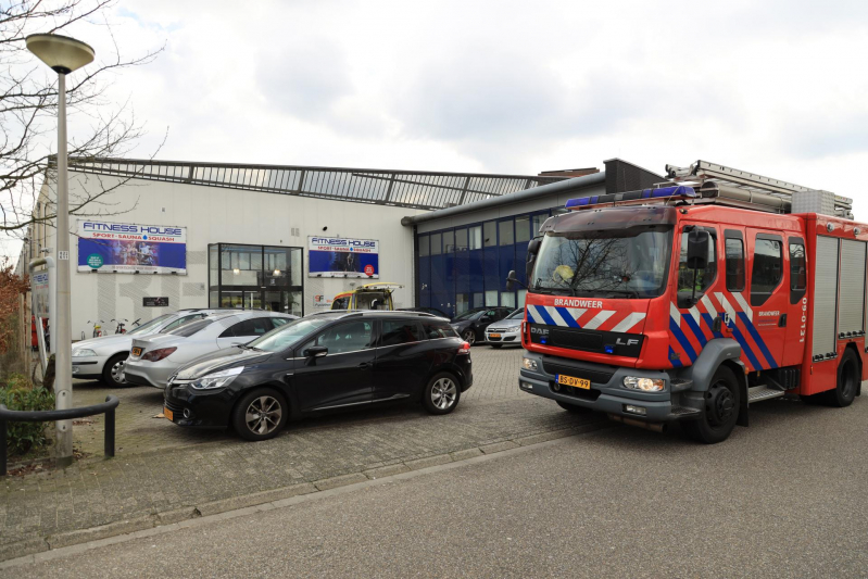 Persoon gewond in sportschool