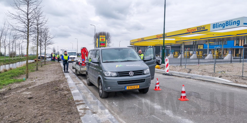 Verkeerscontrole combinatie-voertuigen