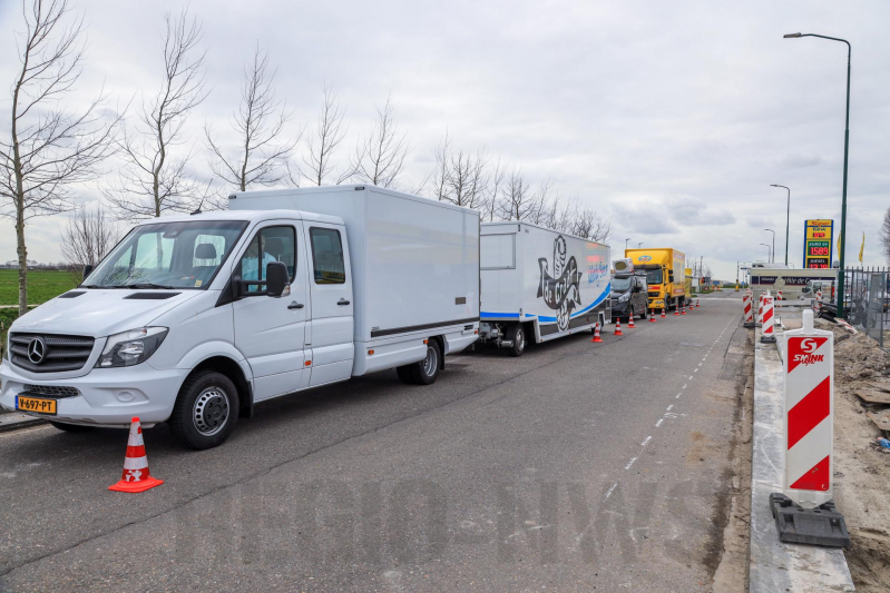 Verkeerscontrole combinatie-voertuigen