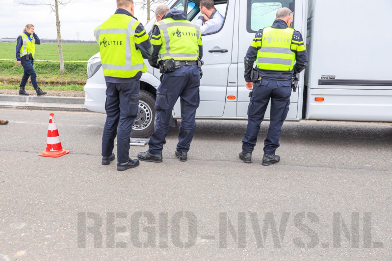 Verkeerscontrole combinatie-voertuigen