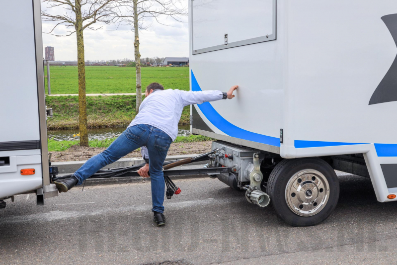 Verkeerscontrole combinatie-voertuigen