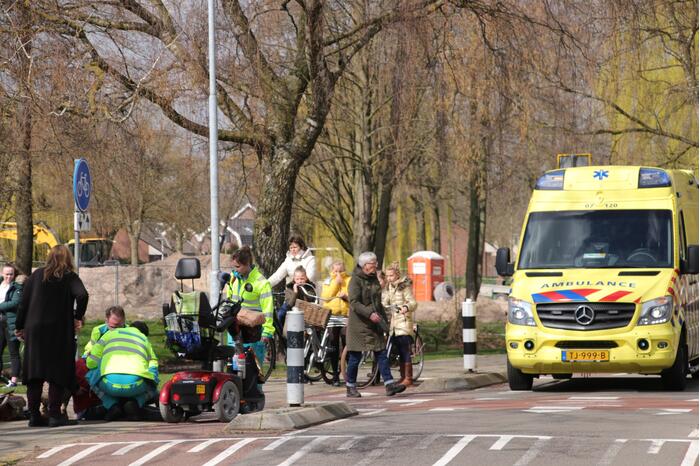 Scootmobielster ten val bij eenzijdig ongeval