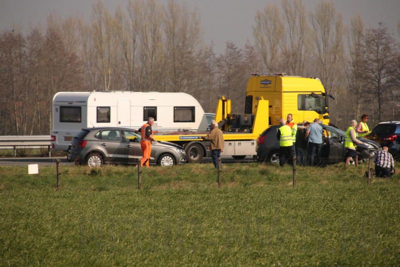 Flinke file door kopstaartbotsing, A1