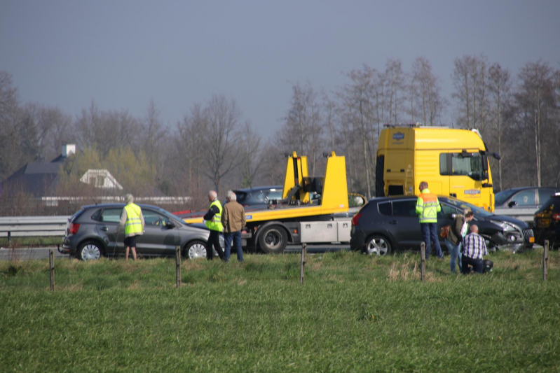 Flinke file door kopstaartbotsing, A1