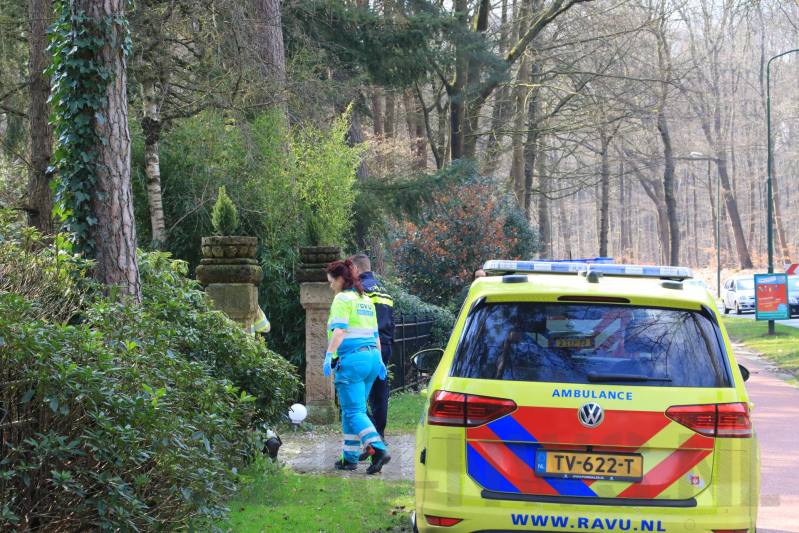 Brand op bovenverdieping villa