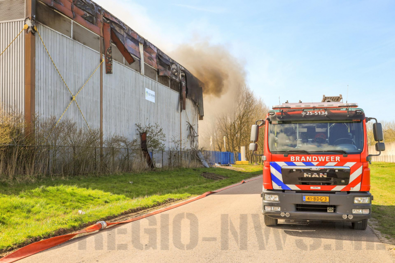 Grote brand recyclingbedrijf De Vijfhoek - Cirwinn