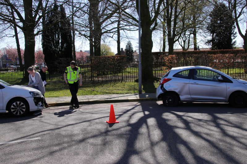 Zwangere bestuurster betrokken bij ongeval