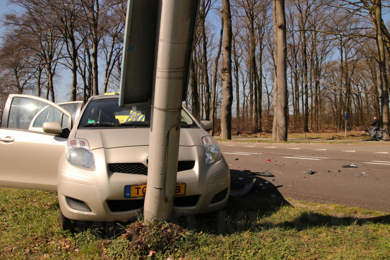 Gewonde bij frontale botsing
