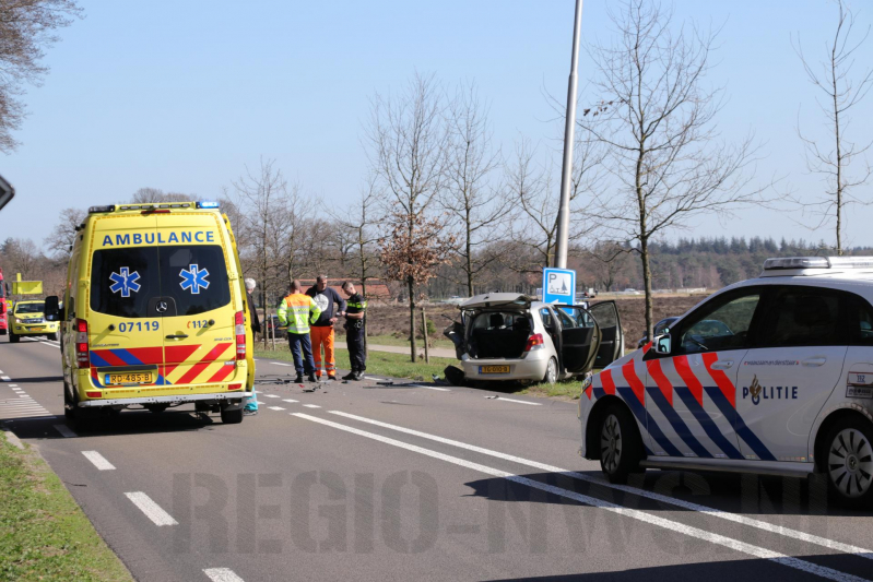 Gewonde bij frontale botsing