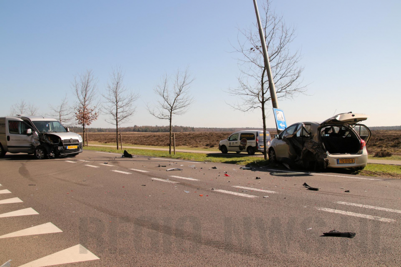 Gewonde bij frontale botsing