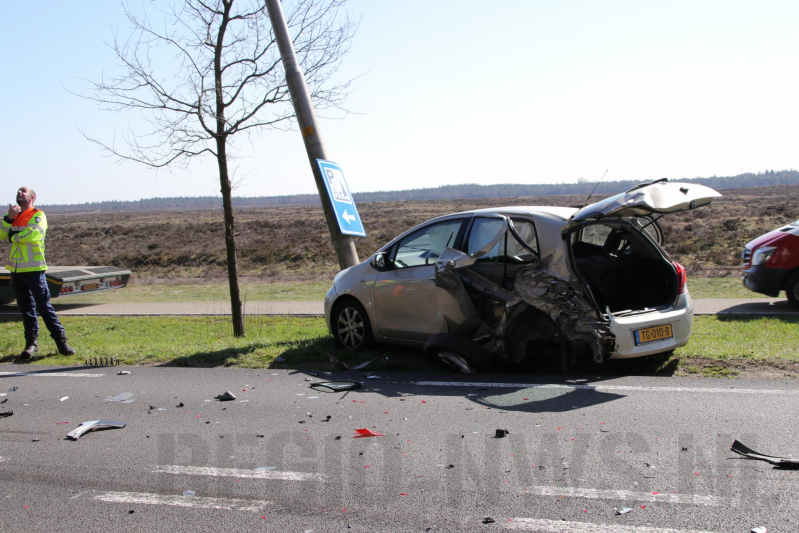 Gewonde bij frontale botsing