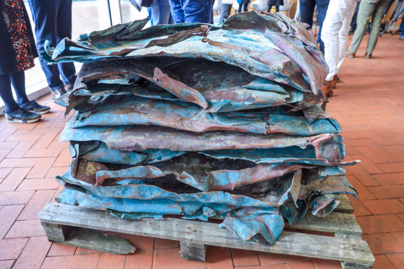 Minister Cultureel Erfgoed onthult oudste Nederlands scheepswrak