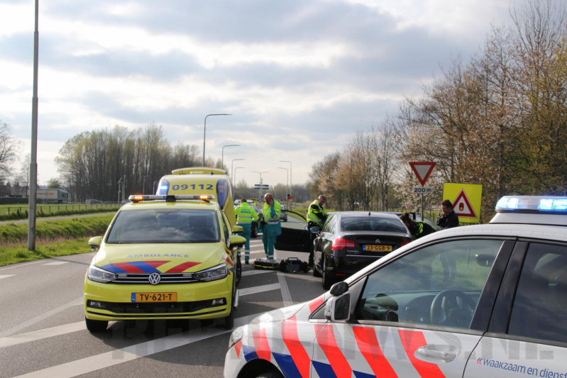 Gewonde bij kop-staart aanrijding