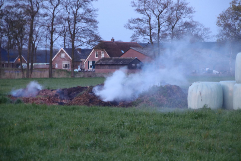 Broei veroorzaakt afvalbrand met veel rookontwikkeling