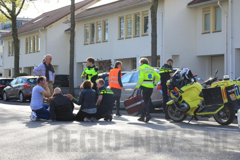 Scooterrijder gewond na aanrijding