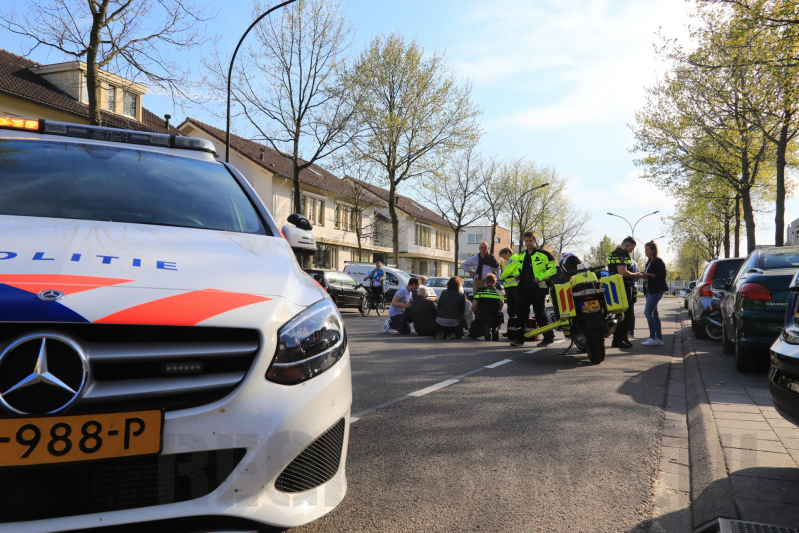 Scooterrijder gewond na aanrijding