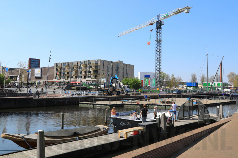 Podium Koningsdag 2019 in volle gang