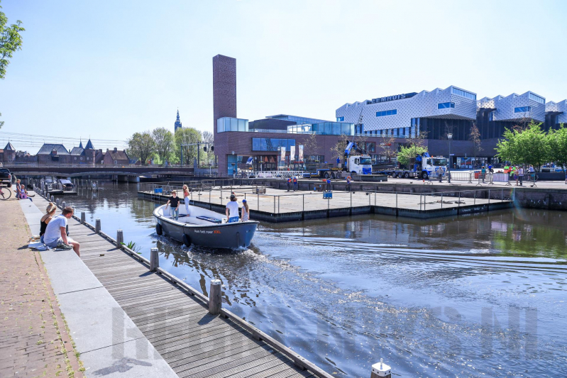 Podium Koningsdag 2019 in volle gang
