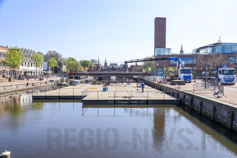 Podium Koningsdag 2019 in volle gang