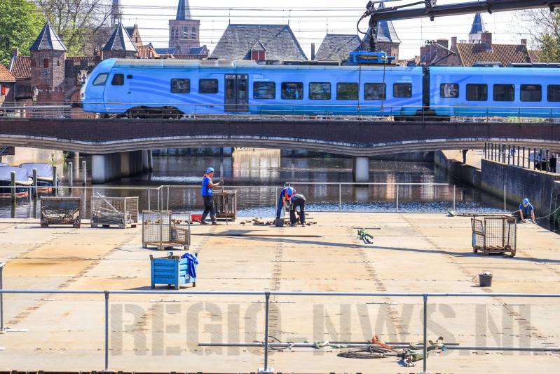 Podium Koningsdag 2019 in volle gang
