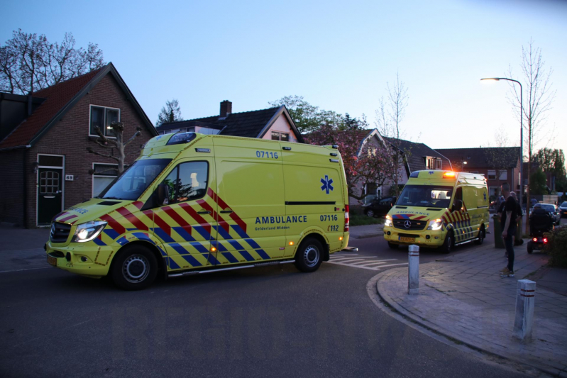 Scooterrijder ernstig gewond door ongeval