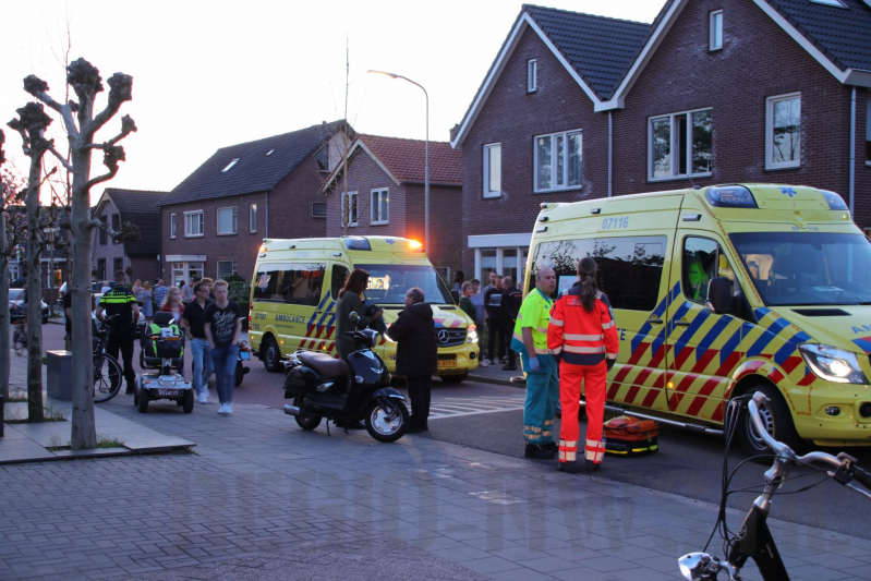 Scooterrijder ernstig gewond door ongeval