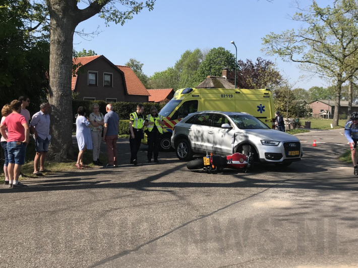 Twee gewonden bij aanrijding