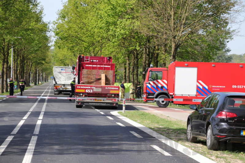 Fietser overleden na aanrijding met vrachtwagen